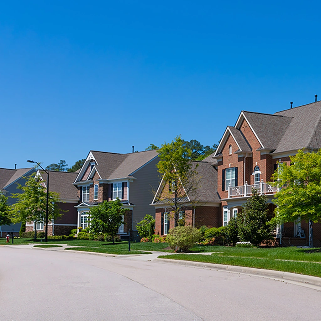 A neighborhood in Delaware, OH.